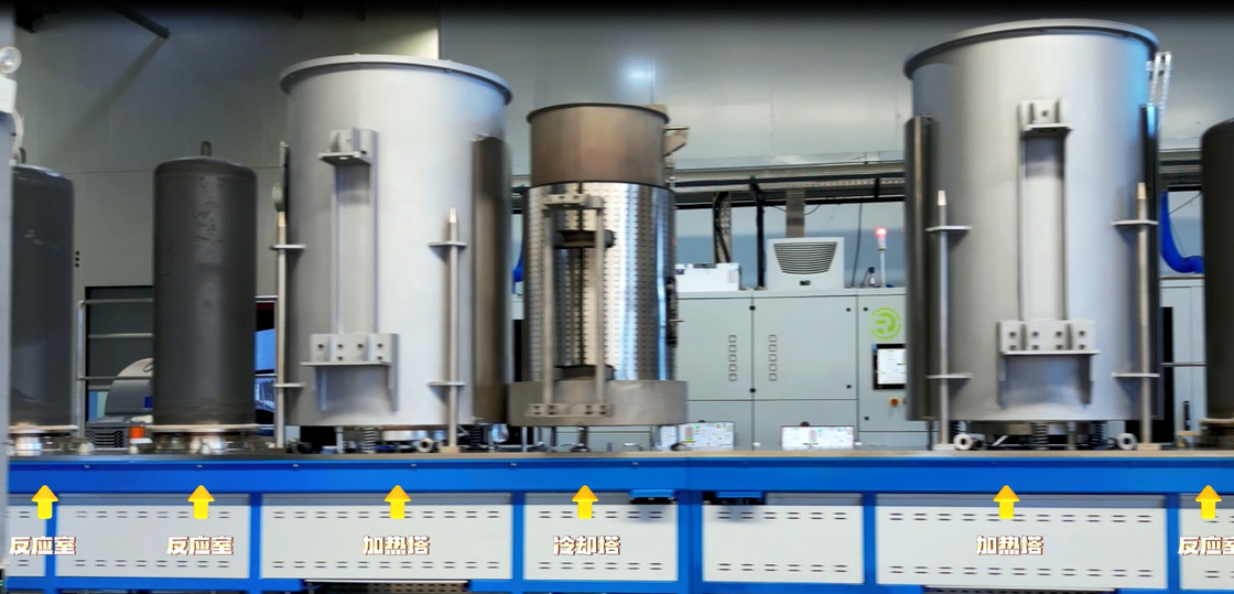 TiC/TiN/TiCN/a-Al2O3/k-Al2O3 कोटिंग्स 700-1050°C तापमान नियंत्रण के साथ सीवीडी भट्ठी