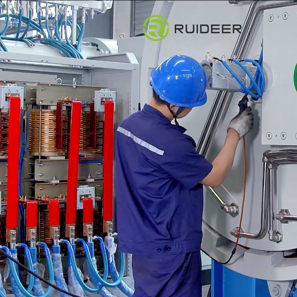 12 महीने की अवधि का उच्च वैक्यूम फर्नेस जिसमें ग्रेफाइट प्रतिरोध हीटिंग रॉड और 80 मिनट की यूपीएस गारंटी समय है