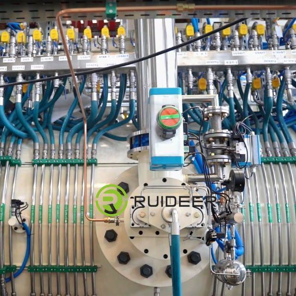 12 महीने की अवधि का उच्च वैक्यूम फर्नेस जिसमें ग्रेफाइट प्रतिरोध हीटिंग रॉड और 80 मिनट की यूपीएस गारंटी समय है