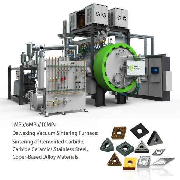 आईएसओ सीई प्रमाणित उच्च वैक्यूम भट्ठी तीन चरण पांच तार प्रणाली के लिए 380V 50HZ नियंत्रण बिजली की आपूर्ति Max.Temperature 1600C