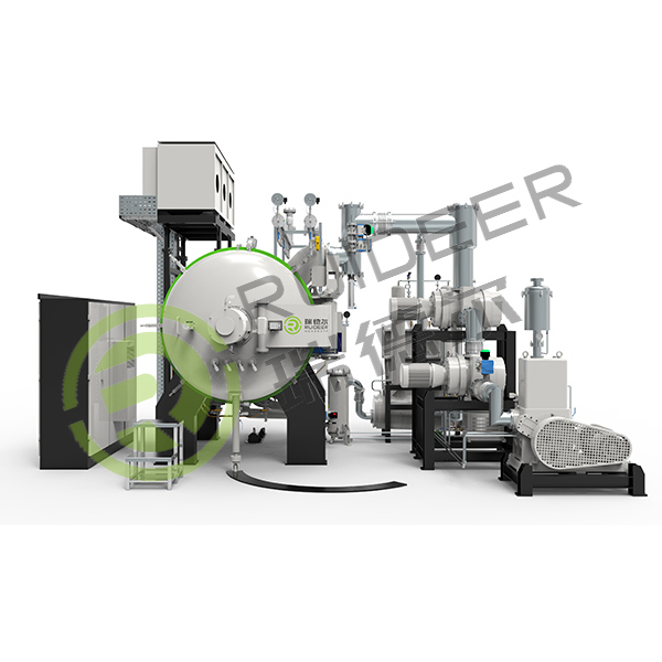 क्षैतिज या ऊर्ध्वाधर सिलिकॉन कार्बाइड भट्टी, तीव्र शीतलन और उच्च वैक्यूम स्तर के साथ