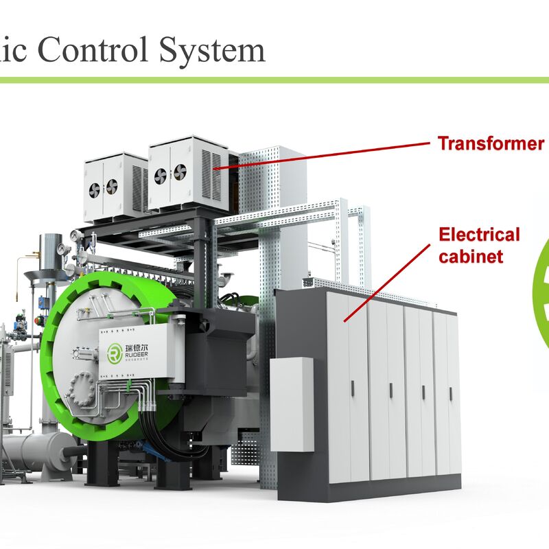 पाउडर धातु विज्ञान के लिए प्रतिरोधक हीटिंग कॉम्पैक्ट संरचना उच्च स्वचालन स्तर सिंटर एचआईपी भट्टी