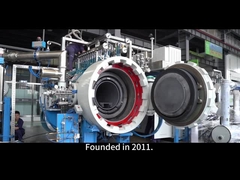 1200-1800C सिंटर हिप फर्नेस आपूर्तिकर्ता दोहरे दरवाजे के साथ आवधिक हीटिंग