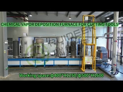 काटने के औजार के लिए सीवीडी रासायनिक वाष्प जमाव भट्ठी